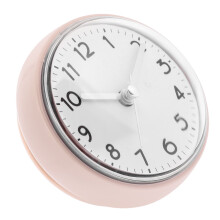 Waterproof Clock for Bathroom Wall Clock White 1Pack