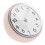 Waterproof Clock for Bathroom Wall Clock White 1Pack 1