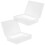 Materiale Kortholdere 2 stk. 9,8 x 7,4 x 2,5 cm 1