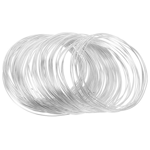 Aluminium-Basteldraht, flexibel, silber eloxiert, 1 Rolle