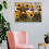Quadro decorativo em tela com girassóis, pronto para pendurar, 40x30 cm (16x12 polegadas). 3