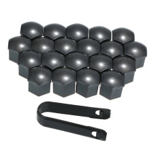 Tampas universais para porcas de roda - 20 unidades de 19 mm - Melhore a aparência das suas rodas - Proteja e fixe as porcas de roda