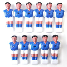 Soccer Foosball Man Table Guys Soccer Player Replacement Part Figure - Blue, 4.3inch