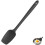 14" Heat-Resistant Silicone Spoonula, Non-Stick, Black 1