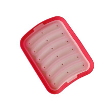 Moule à saucisses en silicone HomeLife6Cavity pour hamburgers et hot-dogs, outil de cuisine