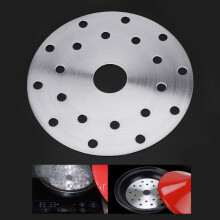 Opvise Utensilios de cocina de acero inoxidable Placa guía térmica Convertidor para placa de inducción Disco 4#