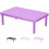 Support d'écran réglable avec rangement sous le bureau violet 1
