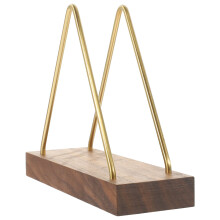 Serviettenhalter aus Massivholz, 16 x 13 x 5,5 cm
