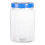 Clear Stackable Storage Jars with Airtight Lids, 6-Pack 1