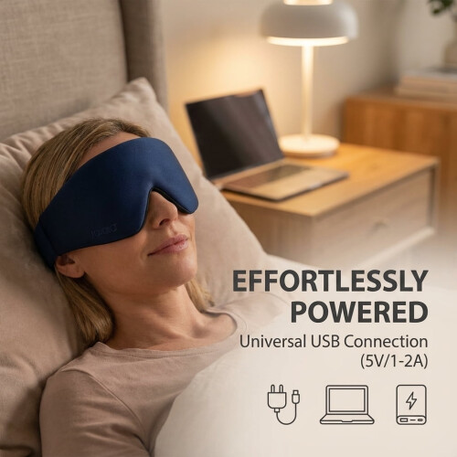Bluetooth Wireless Music Sleep Mask Soft Side-Sleeper Design Comfortable Eye Cover 2