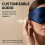 Bluetooth Wireless Music Sleep Mask Soft Side-Sleeper Design Comfortable Eye Cover 4