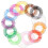 Set van 13 elastische haarkammen, diverse kleuren 4