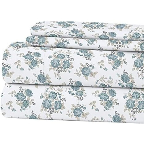 Microfiber Polyester Queen Sheet Set with 14" Deep Pockets 1