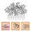 Pente de cabelo de cristal prateado de 7,6 cm (3 polegadas) para noivas 6