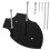 Skateboard Hangers for Wall Vertical Skateboards Rack Black 4
