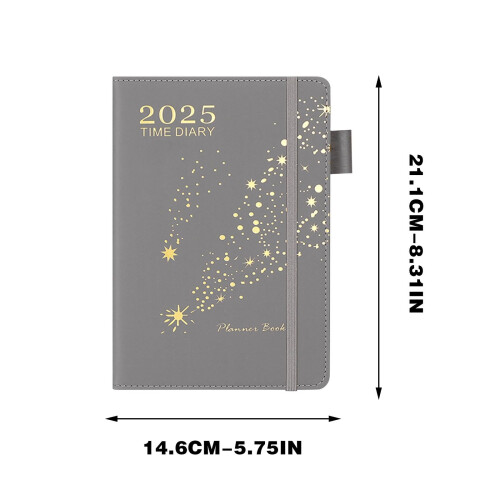 2025 English and Spanish Schedule Book – Binding Notes and Today's Plan Book for Work, Study, and Daily Use 2