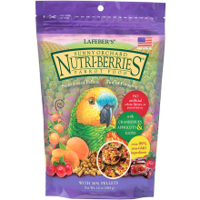 Lafeber Nutriberries Sunny Orchard- Pokarm: Ziarno Z Owocami Sadu W Kształcie Kuleczek Dla Średnich I Dużych Papug 284G