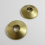 Brushed Brass Radiator Pipe Covers 200mm 15mm Pipe 2