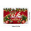 Weihnachtsfußmatte, waschbarer Teppich für den Eingangsbereich, rot 3