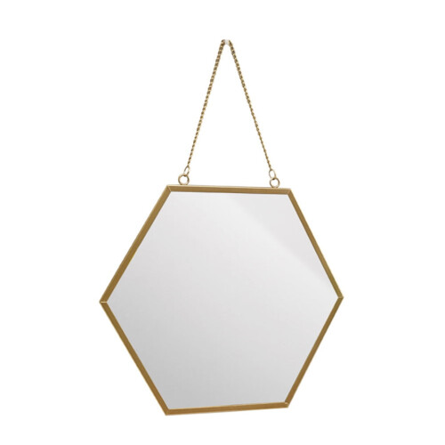 Hanging Bathroom Mirror Wall Mounted Makeup Mirror Assorted Color Metal 1Pack 2