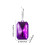AuroraX Valentine's Day hanging decor purple glitter gem 3
