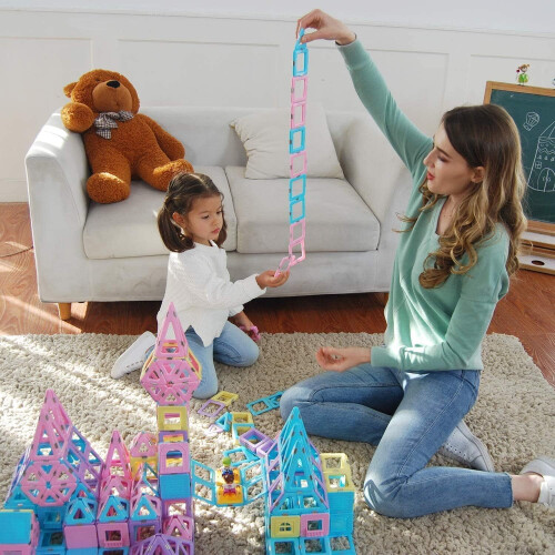 Magnetic Building Blocks Set 50 Pieces 2