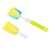 Sponge Bottle Scrubber Handle Bottle Maintenance 2Pcs 9In 5