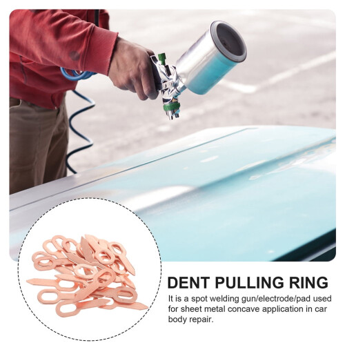 200pcs Dent Pulling Ring Lifter Panel Pulling Washer Automotive Dent Puller Welder 1