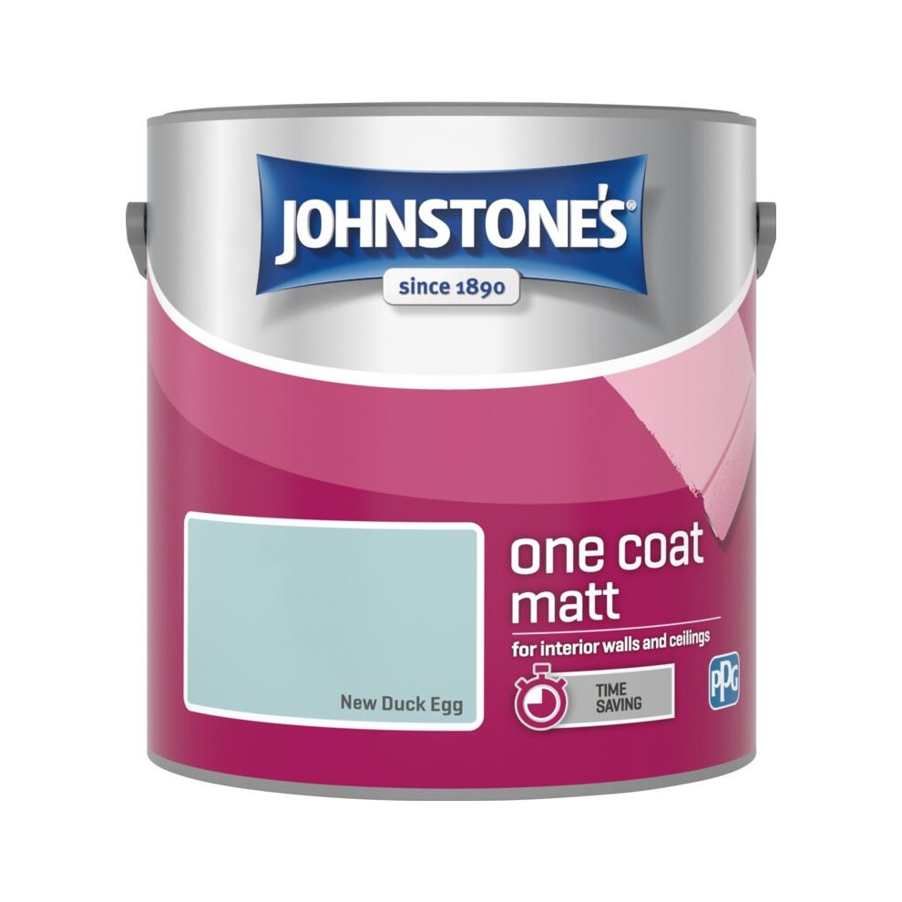 Johnstone's - One Coat Matt 2.5L - Duck Egg