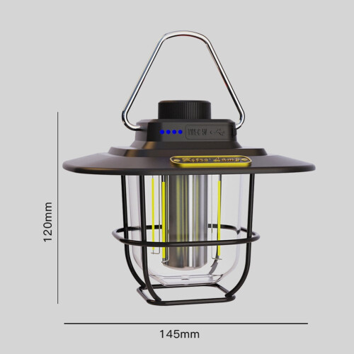380 lumen genopladelig campinglygte 1