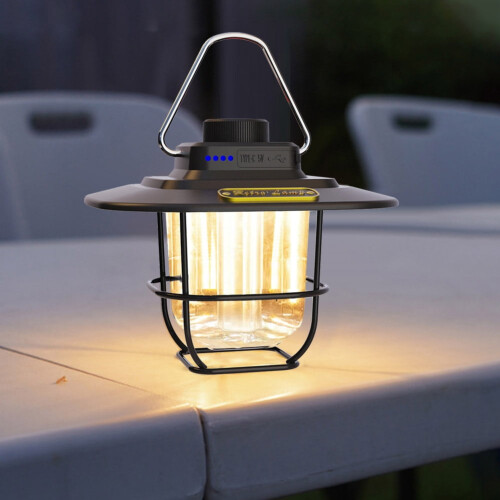 380 lumen genopladelig campinglygte 2