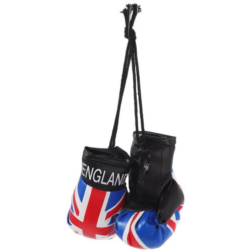 Mini Boxing Gloves Pendant PVC Bag Accessory 1 Pair 2