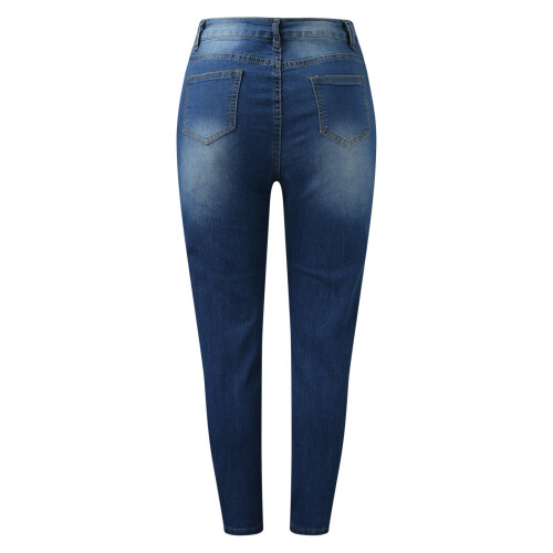 Γυναικείο Μπλε Casual Skinny Τζιν S 2
