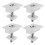 10pcs Solar Panel Middle Clamps with Socket Head Cap Bolts and Slider Nut for Solar Panel Mounting Install Hardware 6