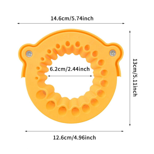 Borsliper for kvern – ABS, 2 stk. 1