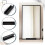Wooden Floor Mirror Stand Black 9.84" L 5