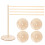Wooden Donut Display Stand Beige 5 Pieces 4