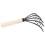 Clam Rake 2pcs Carbon Steel Clam Rake with Net Oyster Shell Digging Tool Rake Tool 2
