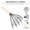 Clam Rake 2pcs Carbon Steel Clam Rake with Net Oyster Shell Digging Tool Rake Tool 3