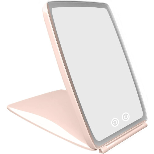 Rechargeable LED Travel Makeup Mirror Touch Light 1