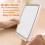 Rechargeable LED Travel Makeup Mirror Touch Light 6
