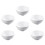 Σετ 6 μπολ ρυζιού από λευκή πορσελάνη 3