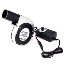 6000RPM BBQ Blower with Variable Speed Controller DC12V Barbecue Fan BBQ Fan Air Blower for Camping Stove Fans EU Plug