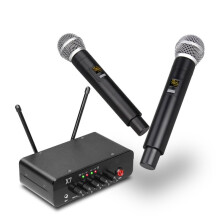 Dual Channel X7 Wireless Microphone System for Karaoke Dual Handheld 5.0 DSP Reverb for Family Karaoke