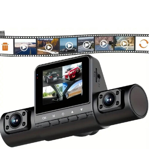 Κάμερα Dash 4 καναλιών 1080P με οθόνη IPS 2" 2