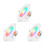 3Pcs 10W Tuya   LED Downlight LED Lamp Bulb Dimmable RGB RF 2.4G Remote Group Control Led Spot Light 1