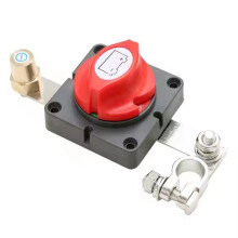 Battery Disconnect 12V-48V,/Off Top Post Master Power Cut Off Master Power Cut Off for Marine, RV, ATV