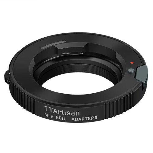 TTArtisan M-E 6Bit II Lens Adapter Ring for  M Mount to for  E Mount, Compatible with Full Frame and APS-C Cameras