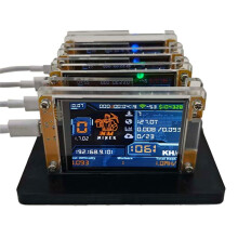 4X1060KH/S NMMiner NerdMiner + 4 Slots Stand Verbeterde Harshrate 2.8 Inch Display Bitcoin Crypto Solo Loterij Miner