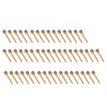 Long Handle Wood Honey Stir Bar 8cm Practical Honey Mixing Stick Jar Spoon Supplies for Coffee Milk Tea Kitchen Tool